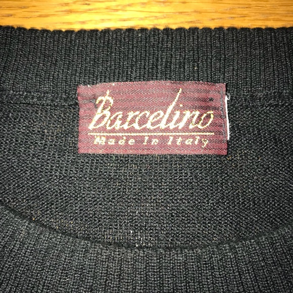 Barcelino Italian Sweater Crewneck Pullover - Picture 3 of 6